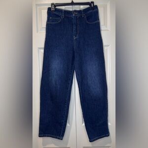 Pilcro Anthropologie Jeans Womens Blue Denim Wide Leg Baggy Loose EUC. Size 27